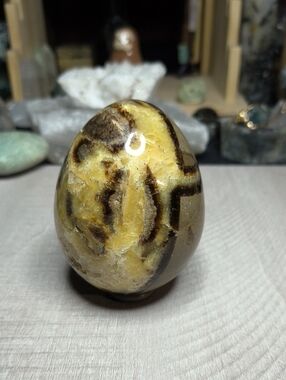 #46 Large UV Reactive Septarian Dragon Egg